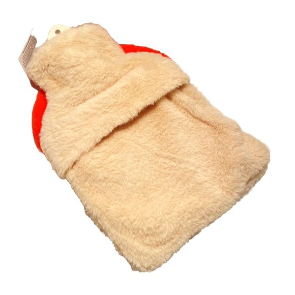 Mushroom Hot Water Bottle Cute Soft Fuzzy Plush Warm Water Bag Heat Relief New - Picture 4 of 10